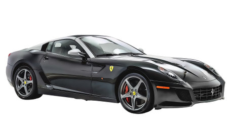 Illustration of an isolated Ferrari F12. High quality illustrationのeditorial素材