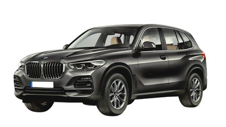 Illustration of an isolated BMW X5. High qualityのeditorial素材