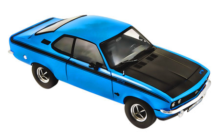 Illustration of an isolated Opel Manta. High quality illustrationのeditorial素材