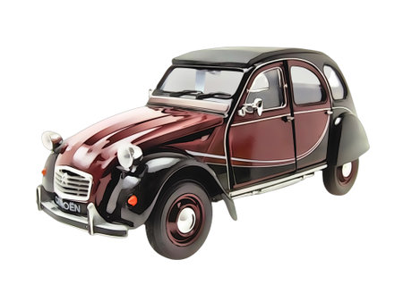 Illustration of an isolated Citroen 2CV. High qualityのeditorial素材