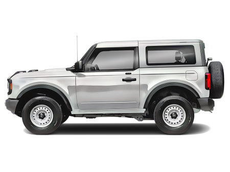 Illustration of an isolated Ford Bronco. High quality illustrationのeditorial素材