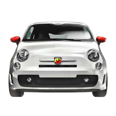 Illustration of an isolated abarth 695. High quality illustrationのeditorial素材