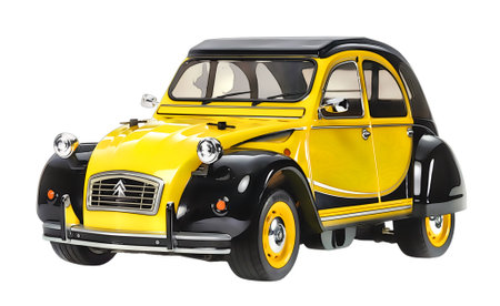 Illustration of an isolated Citroen 2 Cv. High quality illustrationのeditorial素材