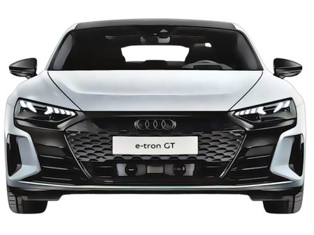 Illustration of an isolated Audi E-Tron GT. High quality illustrationのeditorial素材