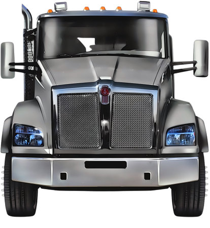 Illustration of an isolated Kenworth Truck. High quality illustrationのeditorial素材