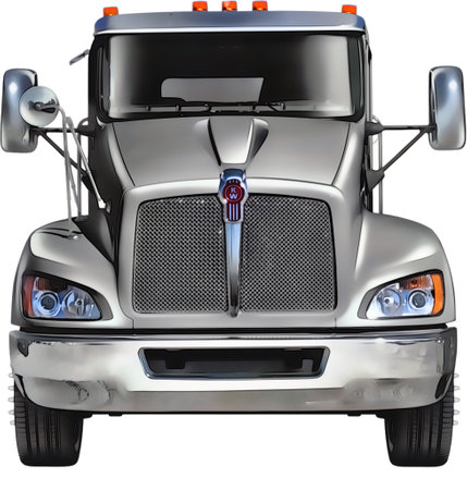 Illustration of an isolated Kenworth Truck. High quality illustrationのeditorial素材