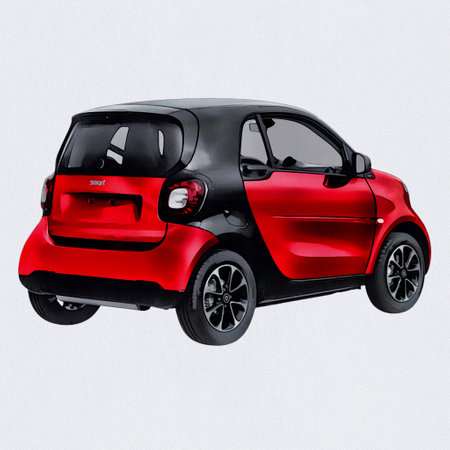 Illustration of an isolated Smart. High quality Illustrationのeditorial素材