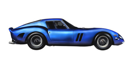 Illustration of an isolated Ferrari 250GTO. High qualityのeditorial素材
