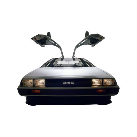 Picture of a Delorean DMC12. High quality photoのeditorial素材