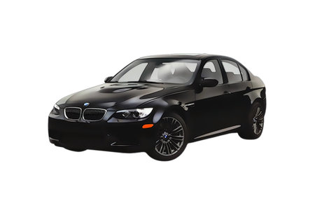 Illustration of an isolated bmw m3. High quality illustrationのeditorial素材
