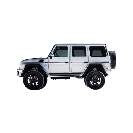 Picture of an isolated Mercedes-Benz G-Class. High quality photoのeditorial素材
