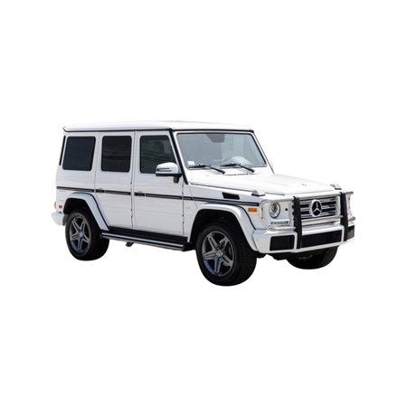 Picture of an isolated Mercedes-Benz G-Class. High quality photoのeditorial素材