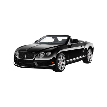 Isolated Picture of a Bentley Continental. High quality photoのeditorial素材