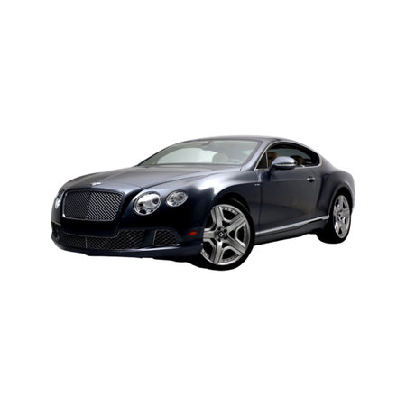 Isolated Picture of a Bentley Continental. High quality photoのeditorial素材