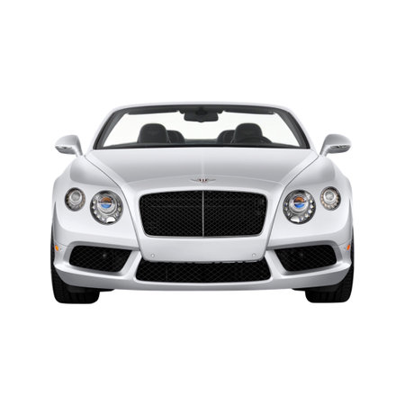 Isolated Picture of a Bentley Continental. High quality photoのeditorial素材