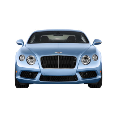 Isolated Picture of a Bentley Continental. High quality photoのeditorial素材