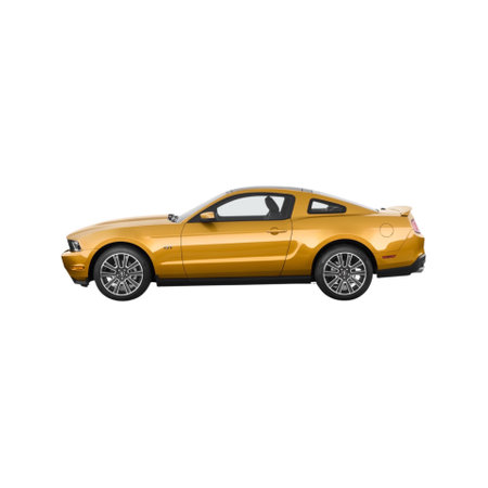 Isolated Picture of a Ford Mustang . High quality photoのeditorial素材
