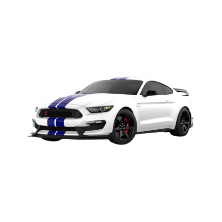 Isolated Picture of a Ford Mustang . High quality photoのeditorial素材