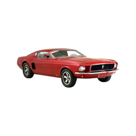 Isolated Picture of a Ford Mustang . High quality photoのeditorial素材