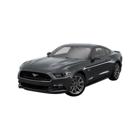 Isolated Picture of a Ford Mustang . High quality photoのeditorial素材