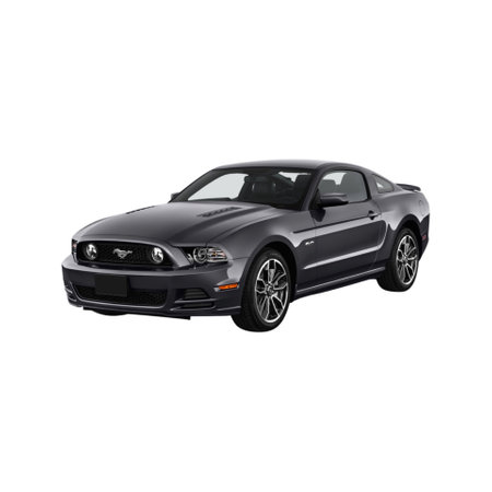 Isolated Picture of a Ford Mustang . High quality photoのeditorial素材