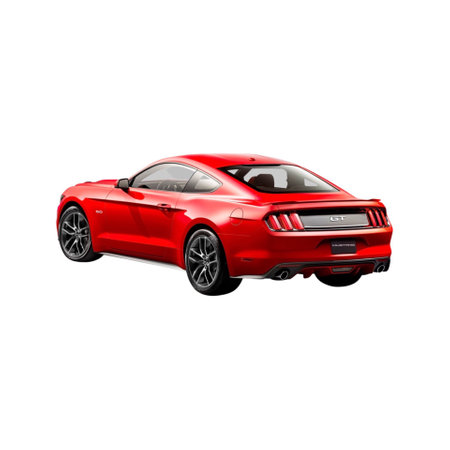Isolated Picture of a Ford Mustang . High quality photoのeditorial素材