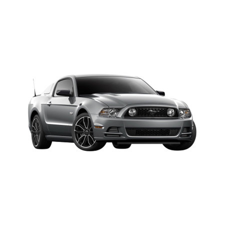 Isolated Picture of a Ford Mustang . High quality photoのeditorial素材
