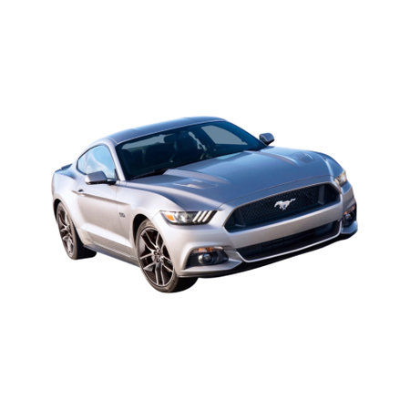 Isolated Picture of a Ford Mustang . High quality photoのeditorial素材