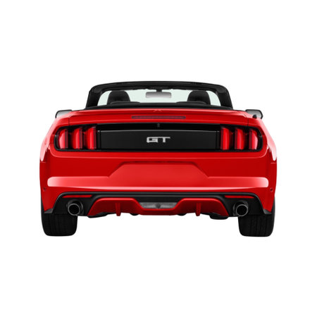 Isolated Picture of a Ford Mustang . High quality photoのeditorial素材