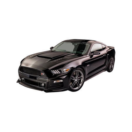 Isolated Picture of a Ford Mustang . High quality photoのeditorial素材