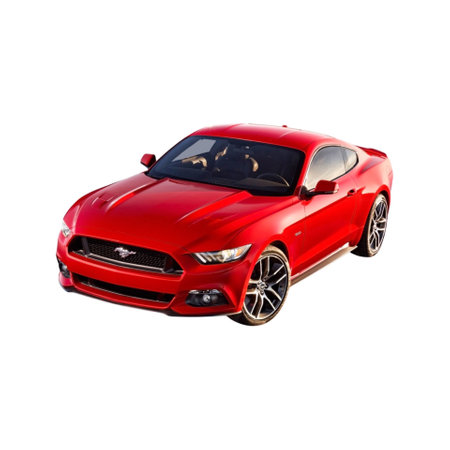 Isolated Picture of a Ford Mustang . High quality photoのeditorial素材