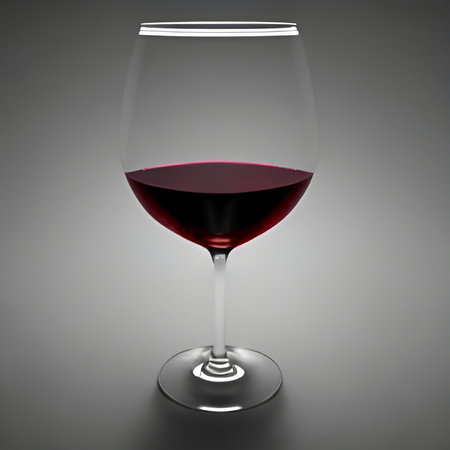 Illustrated image of a glass of wine. High quality illustrationの写真素材