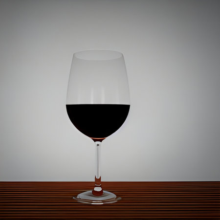 Illustrated image of a glass of wine. High quality illustrationの写真素材