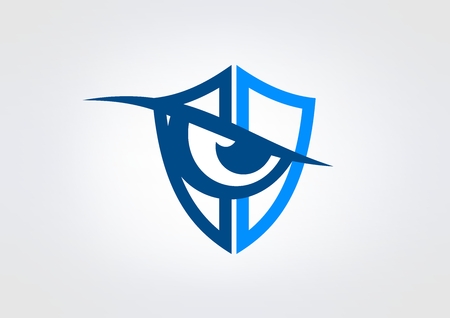 eye shield protection vector  iconのイラスト素材