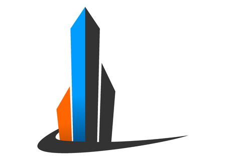 apartment icon, real estate  vector designのイラスト素材