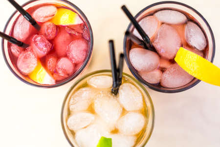 Healthy organic drinksの写真素材