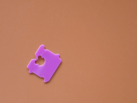 Price Tag Bread Clip and brown background.