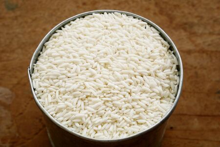 rice food, organic long rice seedの写真素材