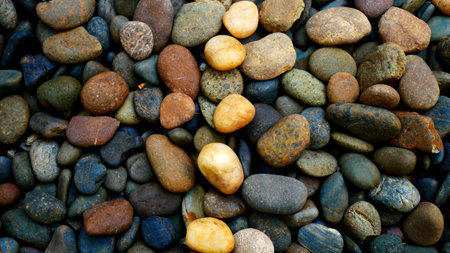 pebble beach stone for background