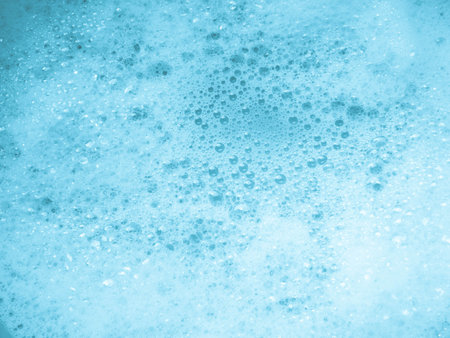 Foam and soap bubble background