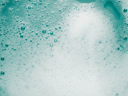 Foam and soap bubble background