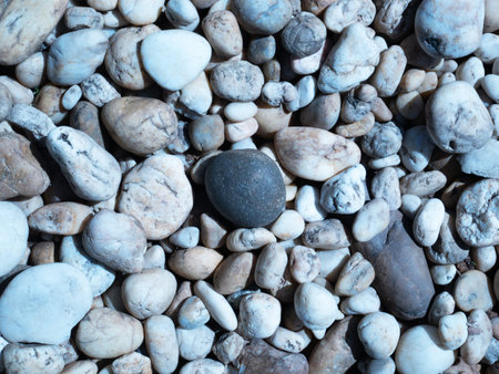 white pebble beach stone nature background
