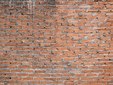 Background of old brick wall pattern design texture