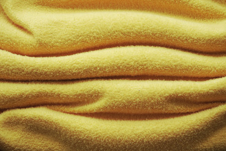 Beautifully Lit Yellow Fabric Texture for background