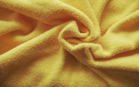 Beautifully Lit Yellow Fabric Texture for background