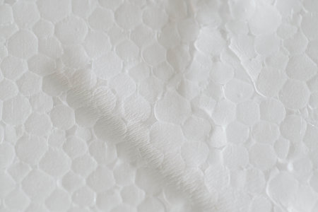 plastic foam texture background. foam box