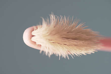 old toothbrush, recycle used brushの写真素材