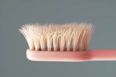 old toothbrush, recycle used brushの写真素材