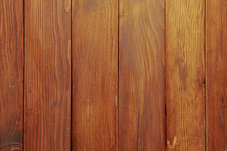 Wooden background or texture. Close up of brown wood background.の写真素材