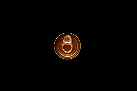 Alphabet letter O on a black background. 3d rendering.の写真素材